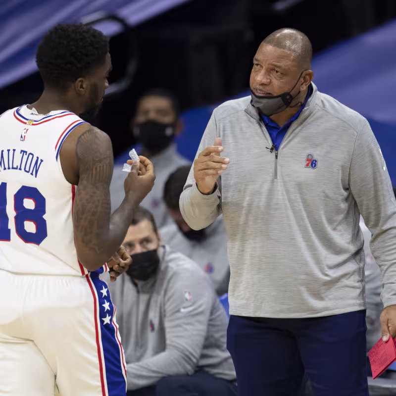 Doc Rivers y cómo ha mejorado Philadelphia 76ers. Foto: gettyimages
