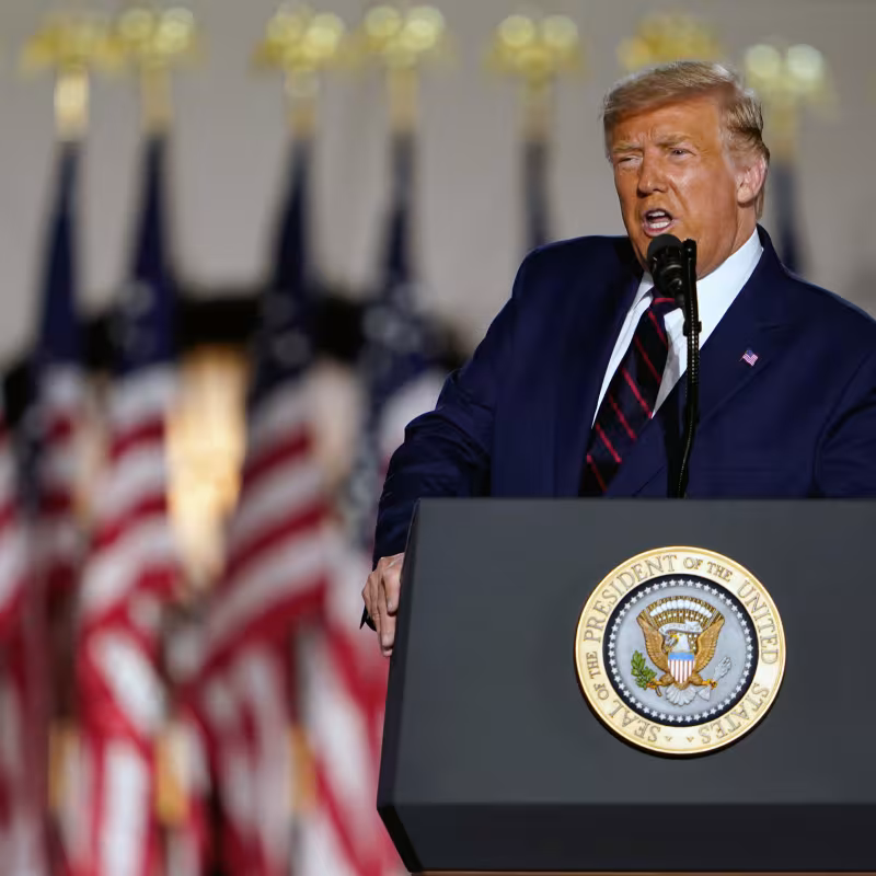 Donald Trump, Presidente de Estados Unidos.