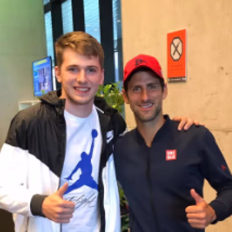 Novak Djokovic se declara fan de Luka Doncic