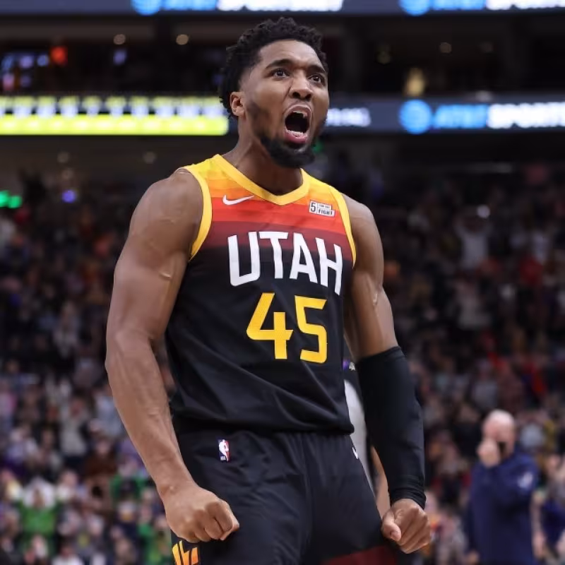 Donovan Mitchell, jugador de Utah Jazz.
