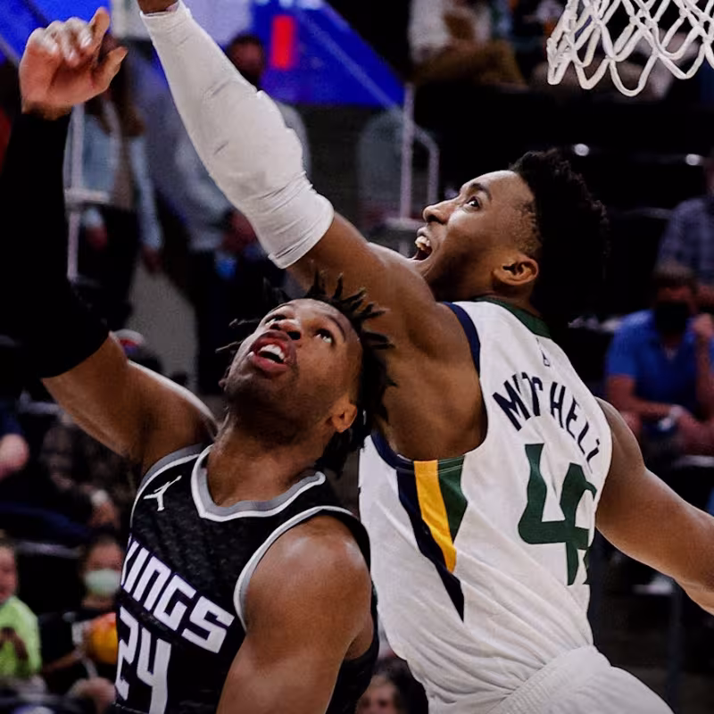 Utah Jazz alcanza la cuarentena de victorias tras un show de Donovan Mitchell frente a los Kings