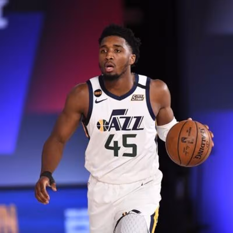 Donovan Mitchell, actual jugador de Utah Jazz.