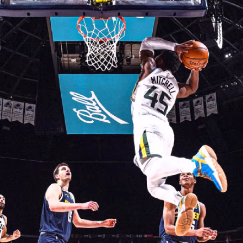 Donovan Mitchell, jugador de Utah Jazz.