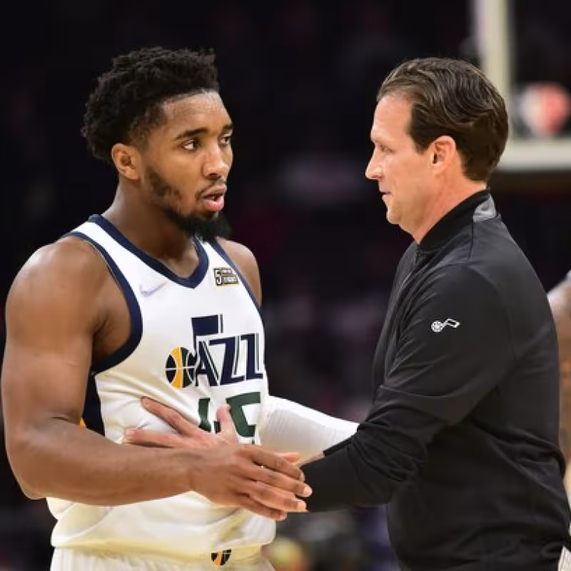 Donovan Mitchell, salida de los Jazz por marcha de Snyder. Foto: gettyimages