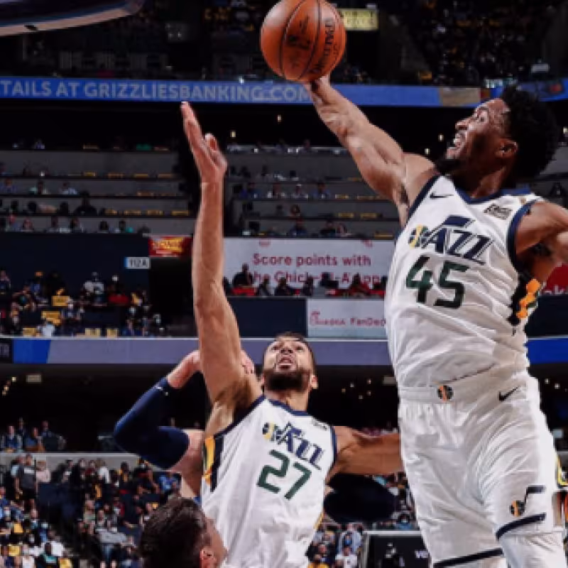 Donovan MItchell, estrella de Utah Jazz. 