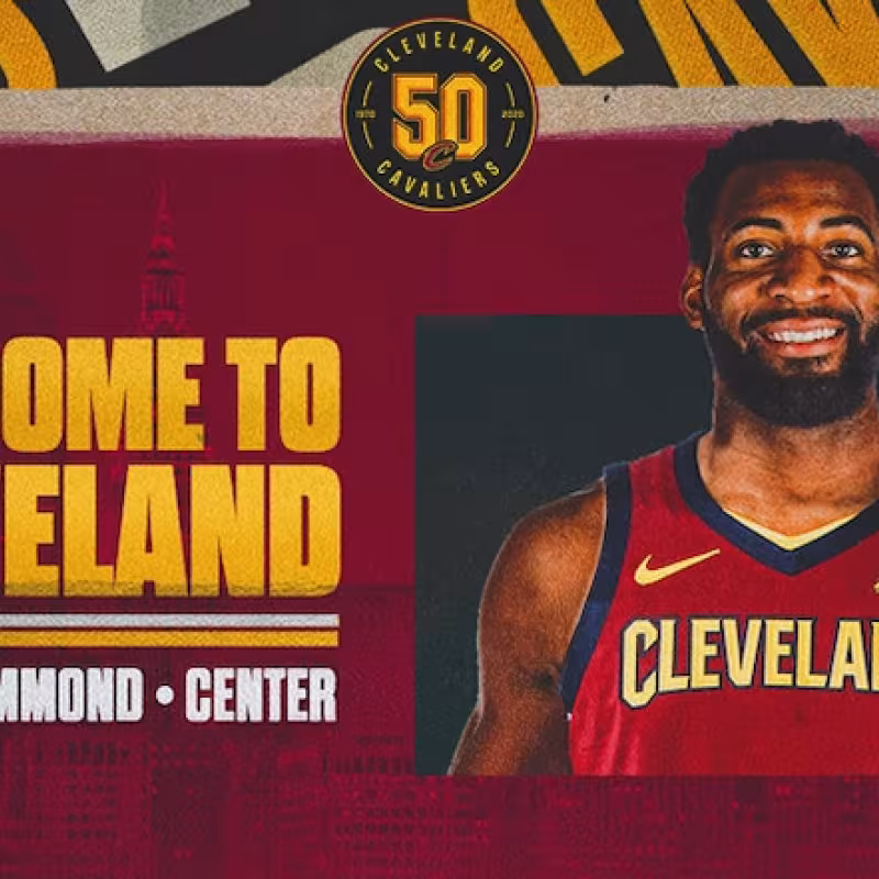 Drummond solo lleva dos semanas como miembro de los Cavs. Foto: Cleveland Cavaliers