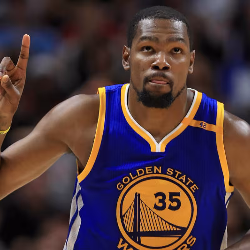 Kevin Durant, estrella de los Warriors