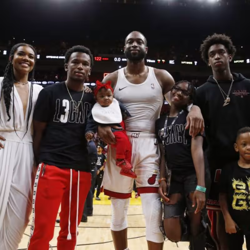 Dwyane Wade, padre de hijo transgénero. Foto: gettyimages