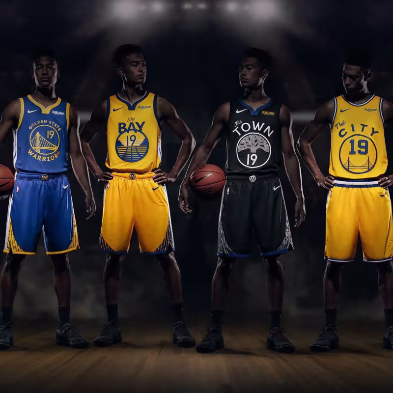 Estas serán las nuevas camisetas de los Golden State Warriors