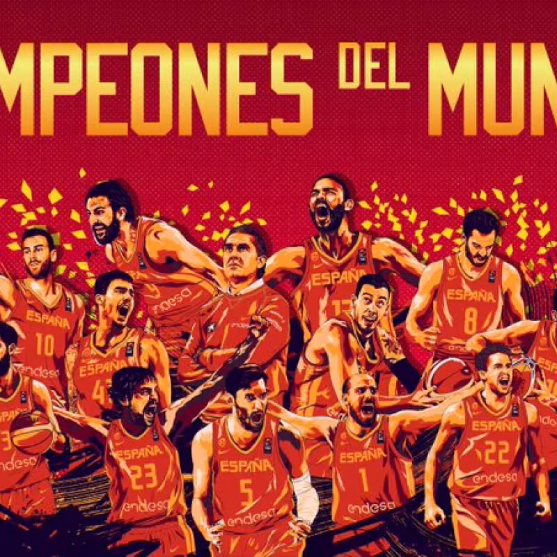 España, ganadora del Mundial de baloncesto de China.