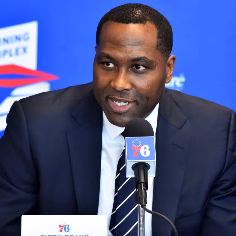 Elton Brand, en su etapa de jugador de los Sixers.
