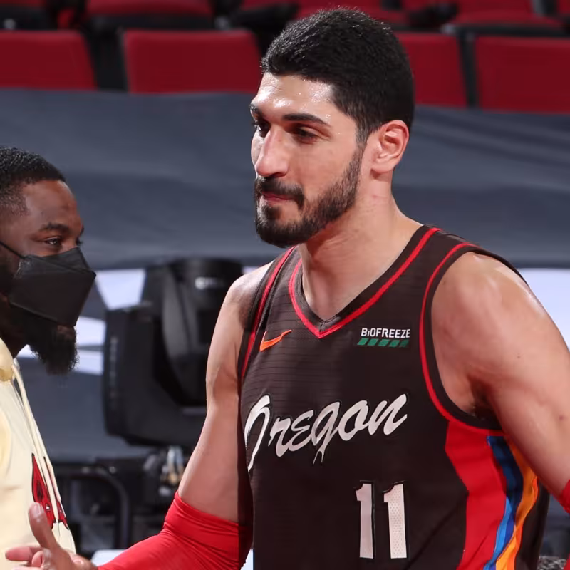 Enes Kanter, jugador de Portland Trail Blazers.