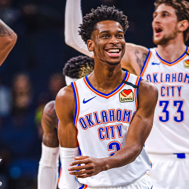 Shai Gilgeous-Alexander, jugador de Oklahoma City Thunder.