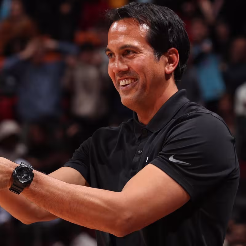 Erik Spoelstra, entrenador de Miami Heat.