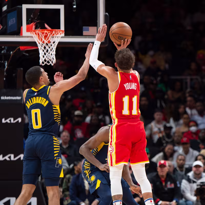 Estadísticas NBA: El surrealista dato que se dio en el duelo entre Pacers y Hawks