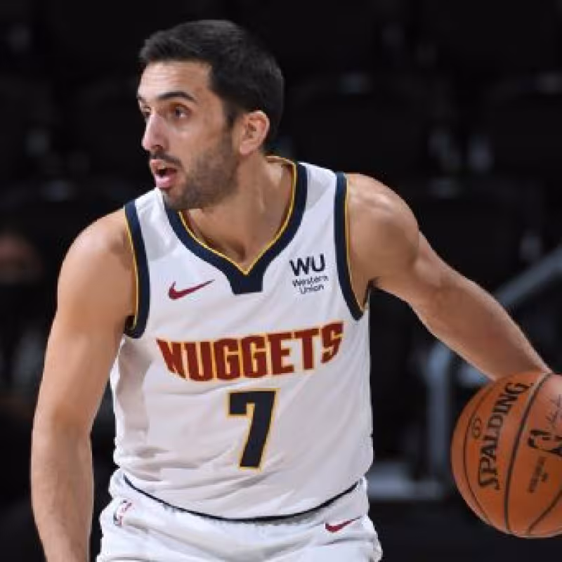 Facundo Campazzo, buen rendimiento en Denver Nuggets. Foto: gettyimages