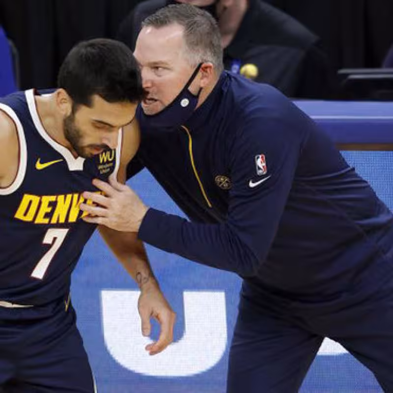 Facundo Campazzo aprovecha oportunidad, halago Mike Malone. Foto: gettyimages
