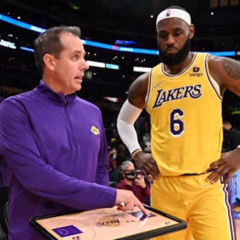 Frank Vogel, entrenador jefe de Los Angeles Lakers.