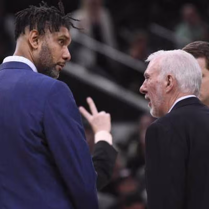 Tim Duncan sustituyó a Gregg Popovich después de que le espulsaran