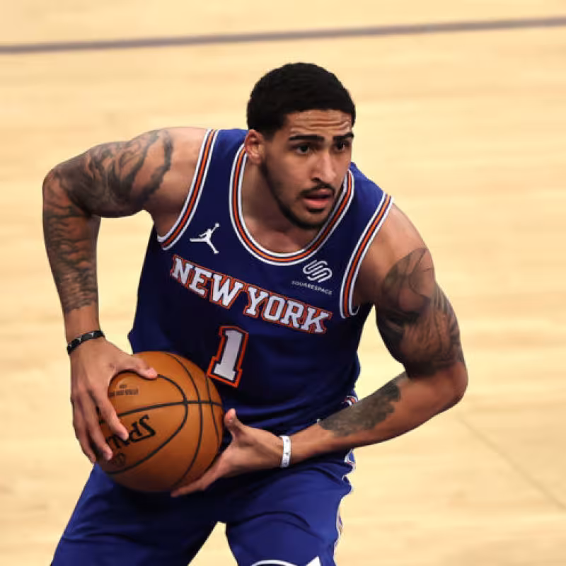 Obi Toppin, jugador de New York Knicks.