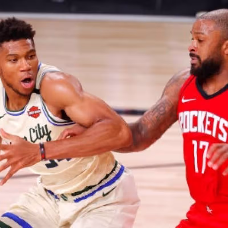 Giannis Antetokounmpo, jugador de Milwaukee Bucks.