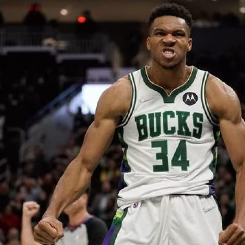 Giannis Antetokounmpo, jugador de Milwaukee Bucks.
