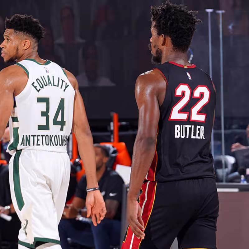 Giannis Antetokounmpo y su preocupación por perder ante Miami Heat. Foto: gettyimages