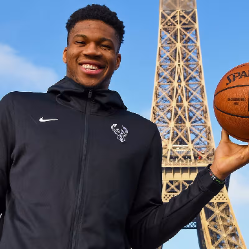 Giannis Antetokounmpo, jugador de Milwaukee Bucks.