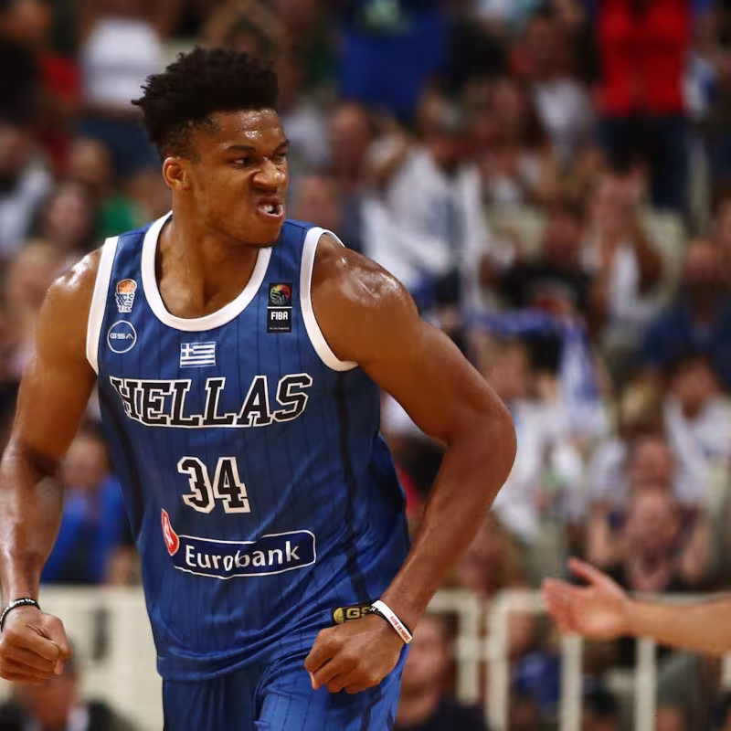 Giannis tratará de clasificar a su Grecia a los Olímpicos. Foto: FIBA