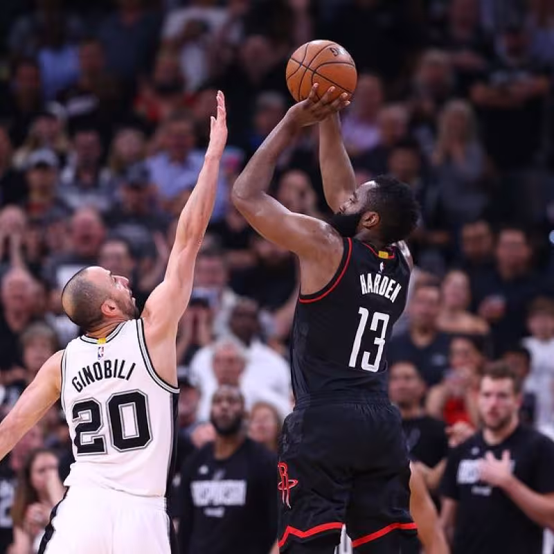Manu Ginóbili y James Harden, dos de los nombres de esta lista