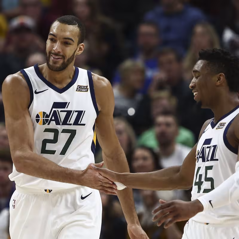 Rudy Gobert y Donovan Mitchell dan negativo en las pruebas del COVID-19