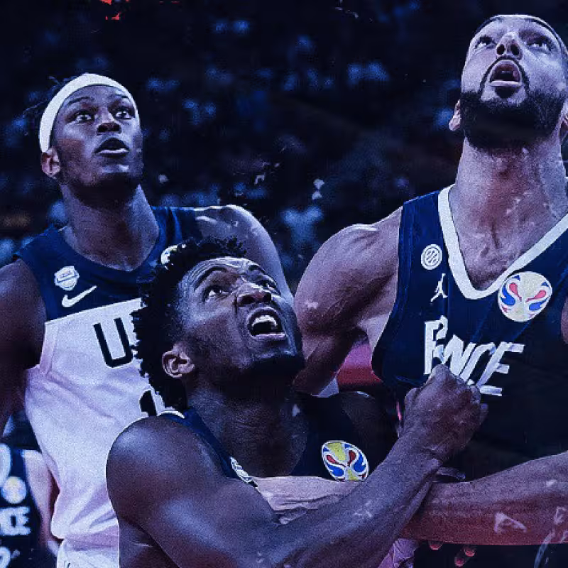 Gobert fue una pesadilla para la defensa americana.
