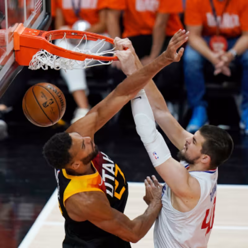 Los increíbles números de Rudy Gobert y el problema enorme para Clippers que es Zubac
