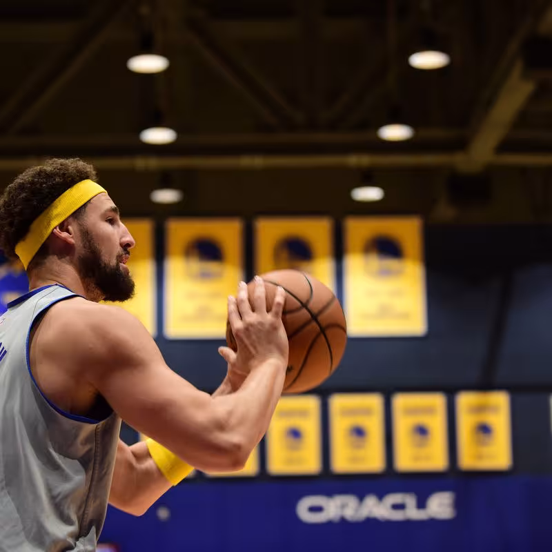 Klay Thompson, estrella de Golden State Warriors. 