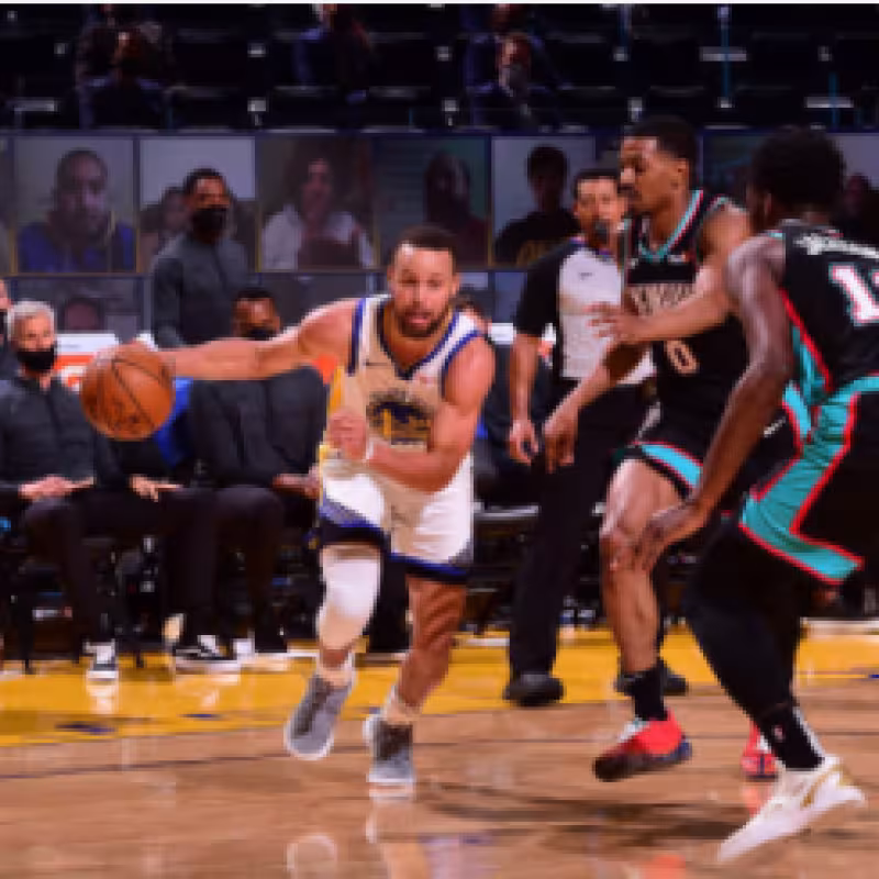 Golden State y Memphis Grizzlies por play in. Foto: gettyimages