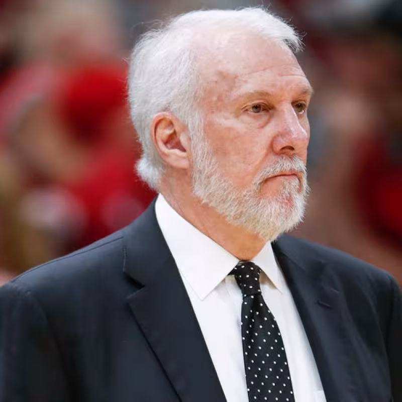 Gregg Popovich, entrenador de San Antonio Spurs.