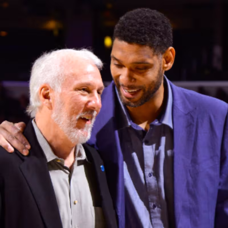La genial broma de Popovich sobre el aterrizaje de Duncan en San Antonio