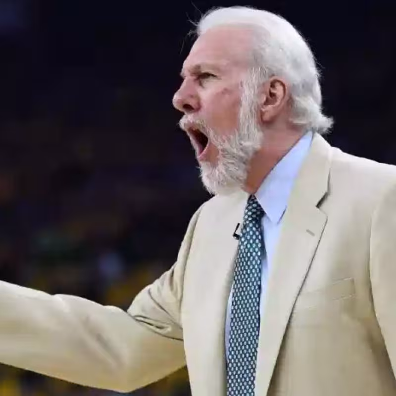 Gregg Popovich, entrenador de San Antonio Spurs "Foto: NBA.com"