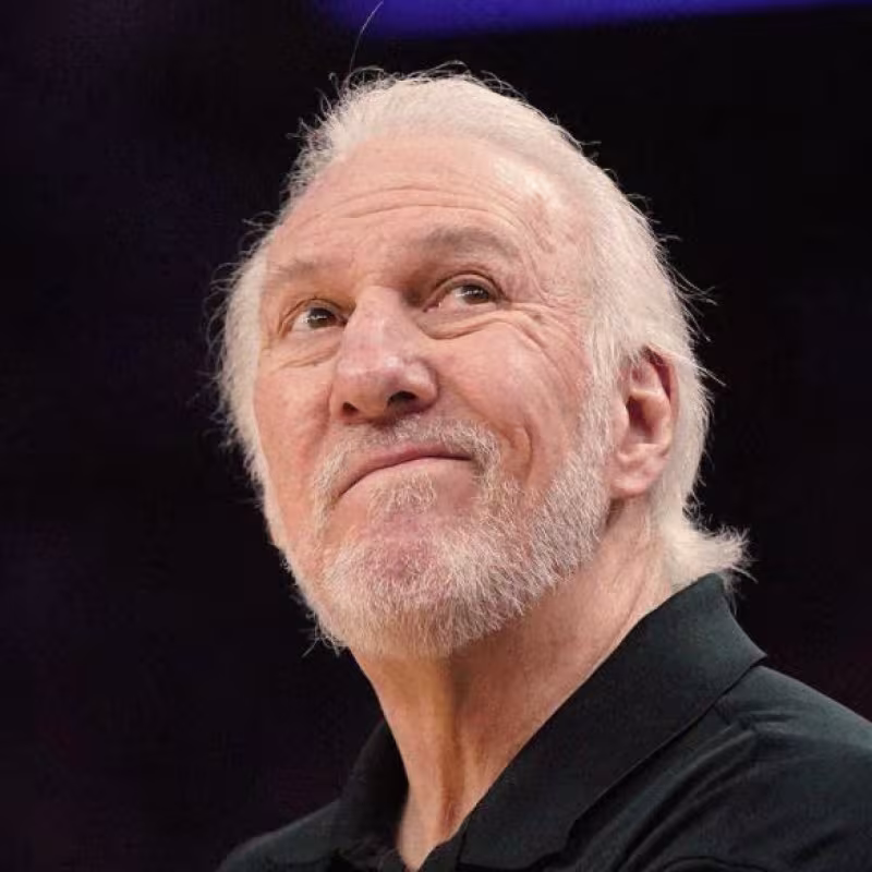 Gregg Popovich, entrenador de San Antonio Spurs. 