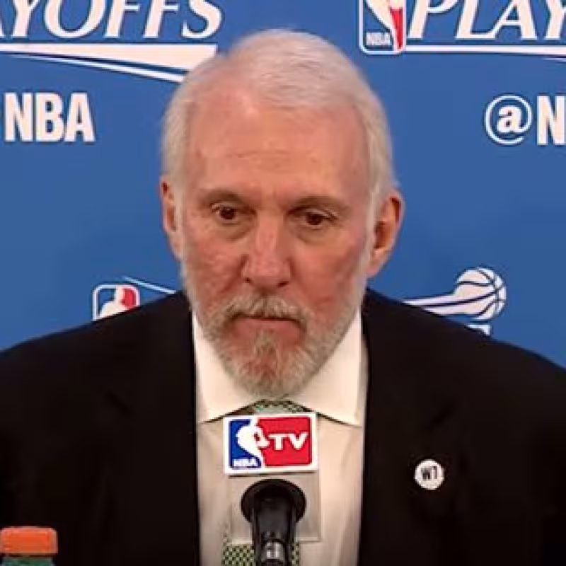 Gregg Popovich, entrenador principal de San Antonio Spurs.