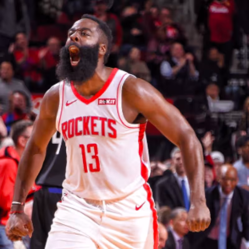 James Harden, estrella de Houston Rockets.
