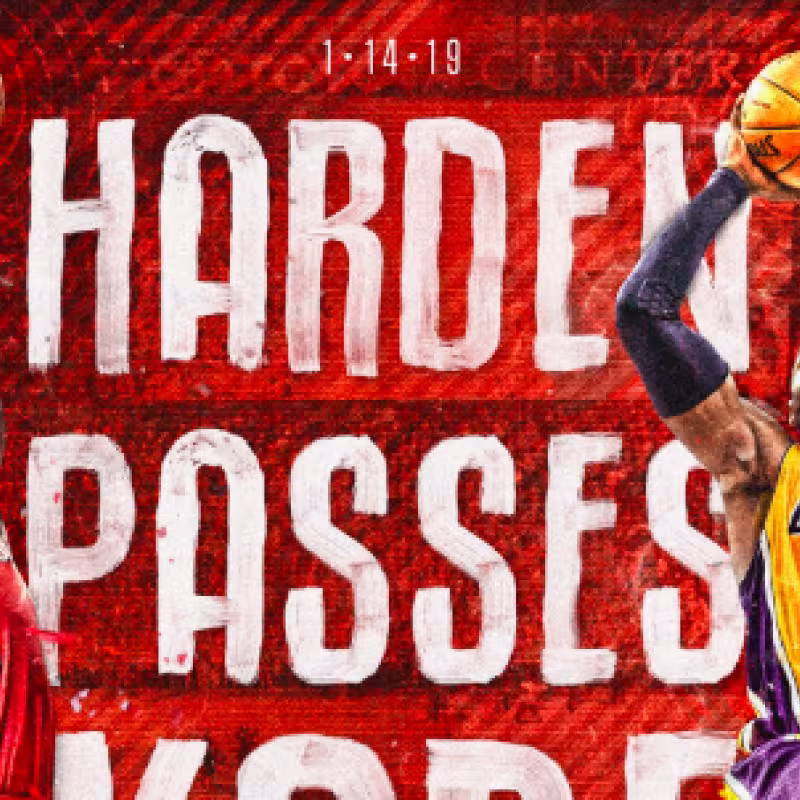James Harden, estrella de Houston Rockets.