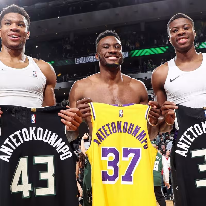 ¡Los 3 hermanos Antetokounmpo participarán en el concurso de habilidades del All Star!