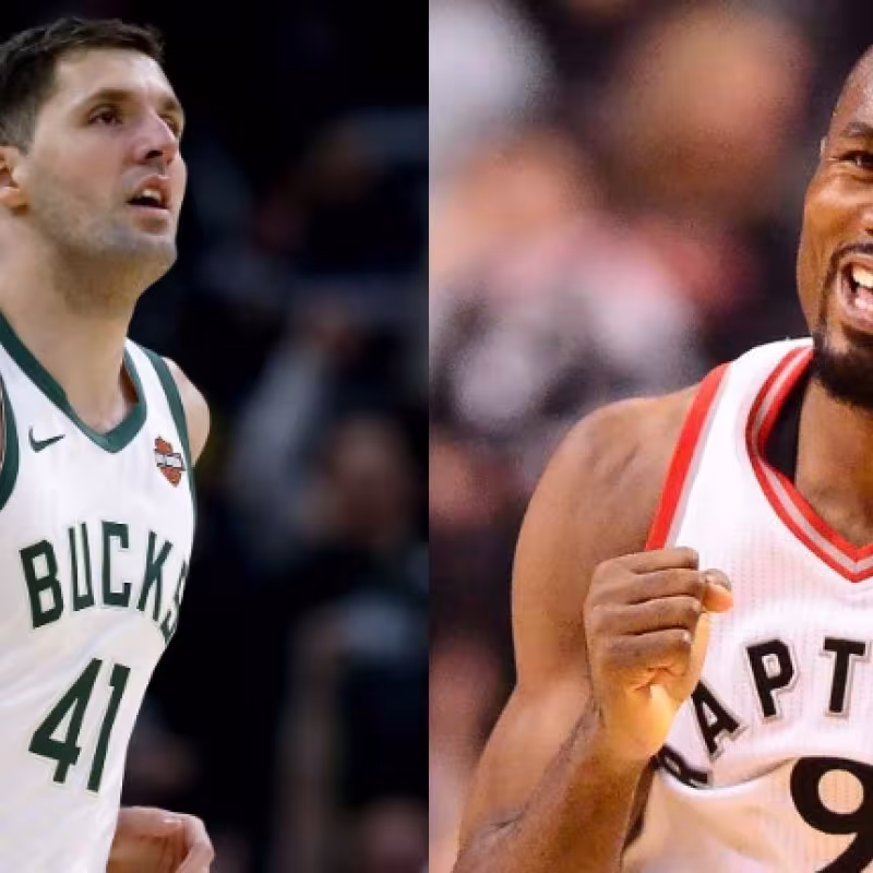 Serge Ibaka y Nikola Mirotic, jugadore españoles de la NBA.
