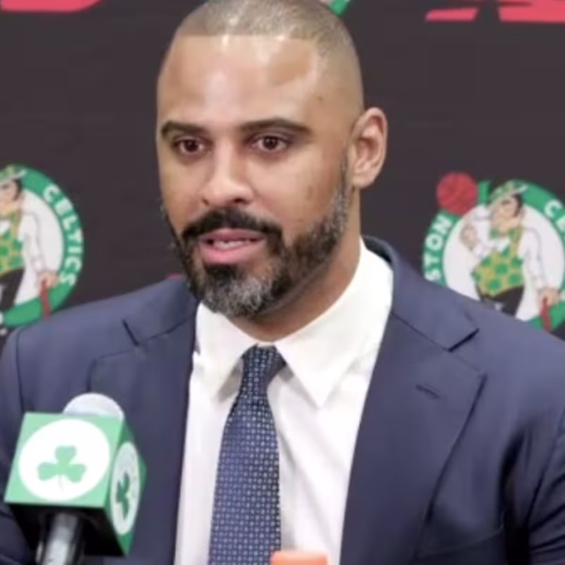 Ime Udoka, entrenador jefe de Boston Celtics.