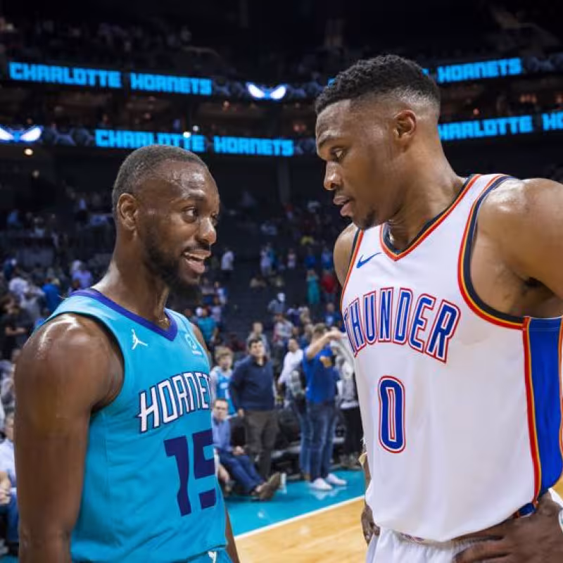 Westbrook y Kemba Walker, jugadores de la semana 25 en la NBA