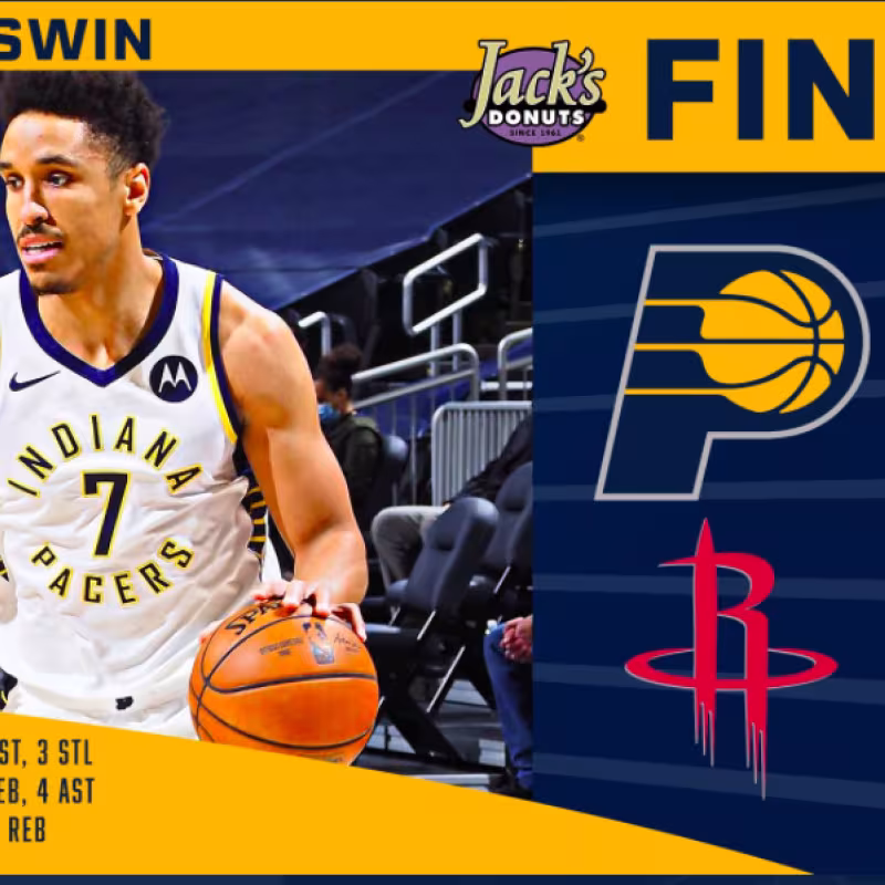 Los Pacers pasan por encima de unos Rockets con un Harden desaparecido
