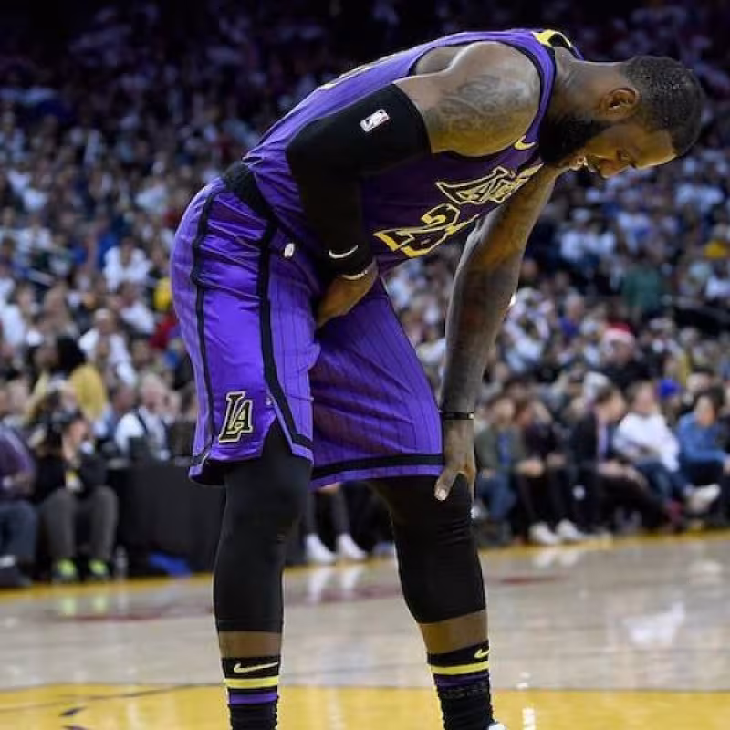 LeBron James, en el partido navideño contra GSW