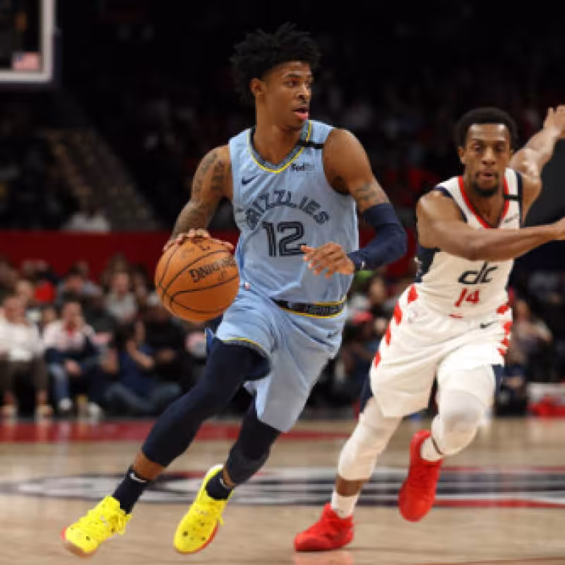 Ja Morant firma el primer triple-doble de su carrera. Foto: gettyimages