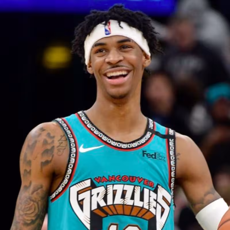 Ja Morant, rookie del año en la NBA.